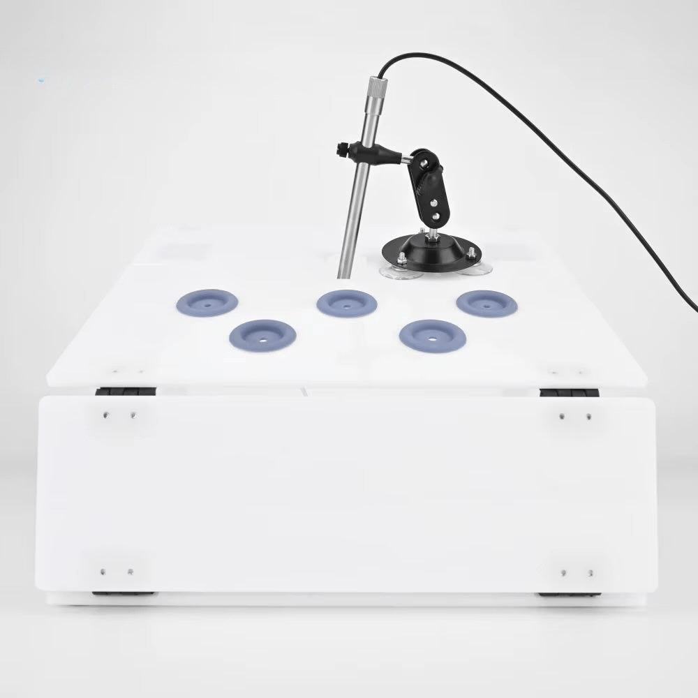 Endo Trainer box with the included HD USB camera mounted on top