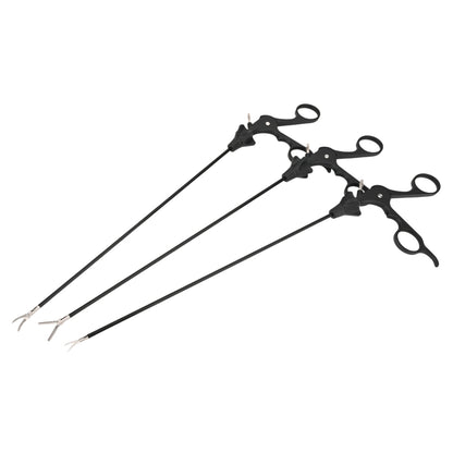 Laparoscopic Training Instruments: 4-Piece Ergonomic Forceps & Scissors Set