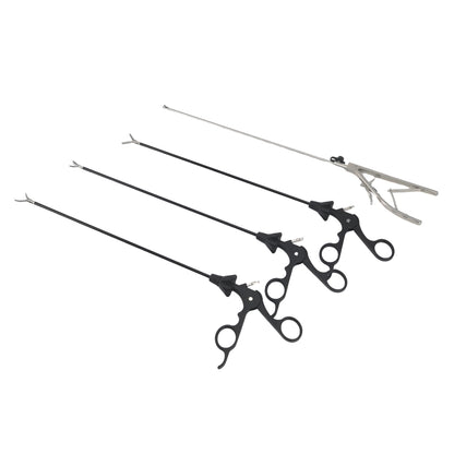 Laparoscopic Training Instruments: 4-Piece Ergonomic Forceps & Scissors Set