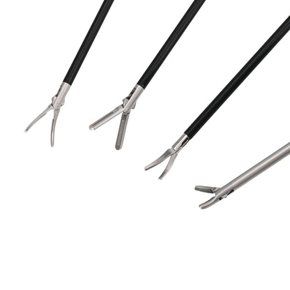Laparoscopic Training Instruments: 4-Piece Ergonomic Forceps & Scissors Set
